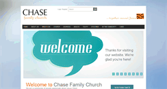 Desktop Screenshot of chasefamilychurch.com